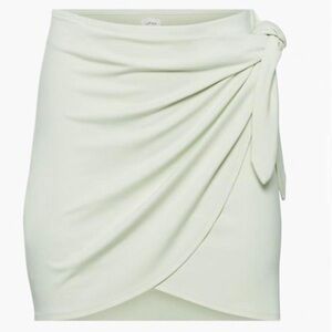 Wilfred Women's Cream and Green Skirt